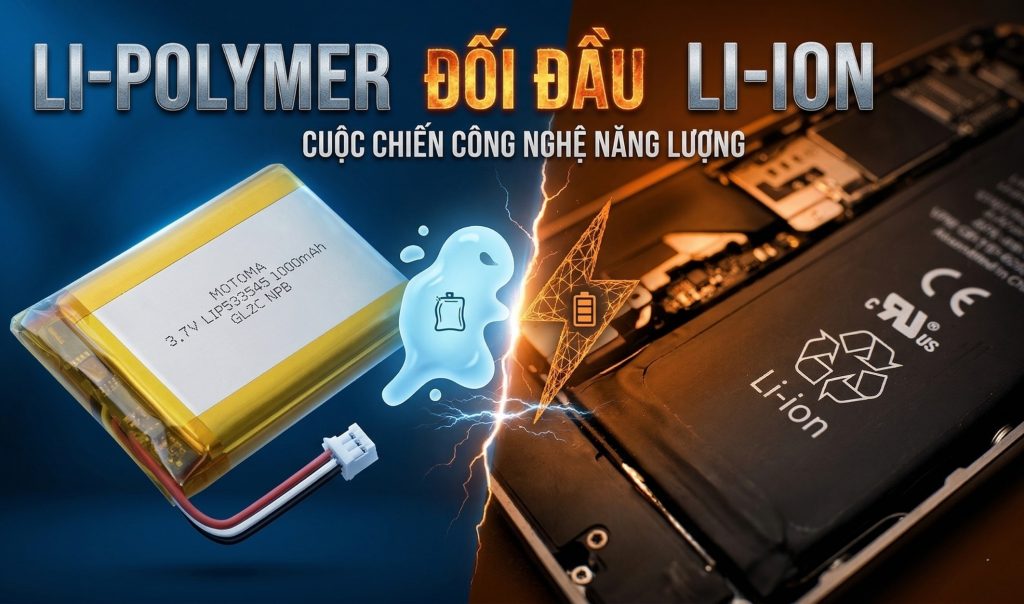 Lõi pin Li-Polymer A+ trên HubbFast: Bí quyết tạo nên độ bền 18 tháng 1 So sánh sự khác biệt giữa pin Li-ion cũ và pin Li-Polymer mới.