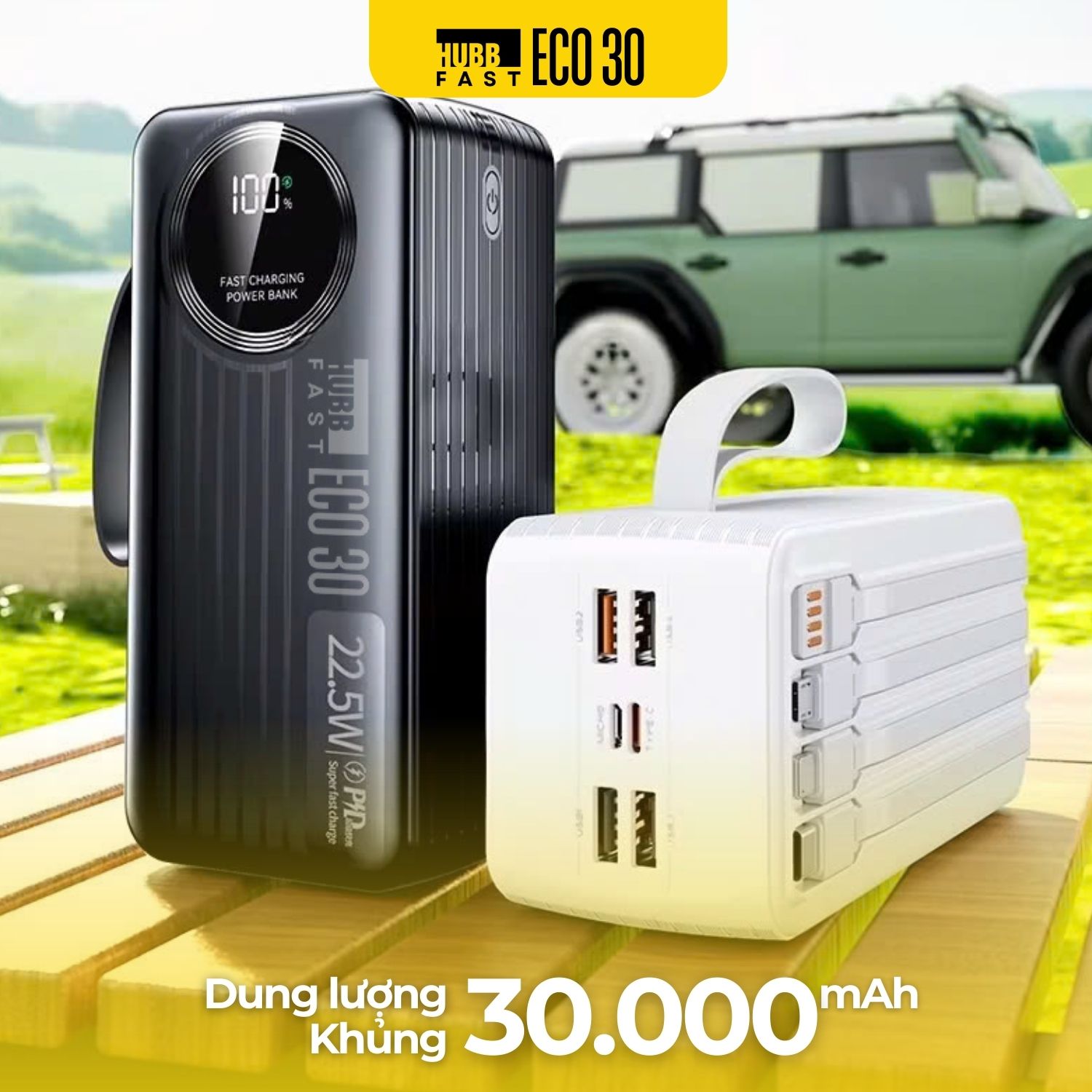 HUBBFAST ECO30 - 30000mAh 2 1 358b9064 d722 49c8 858e 7e85613b7eb5