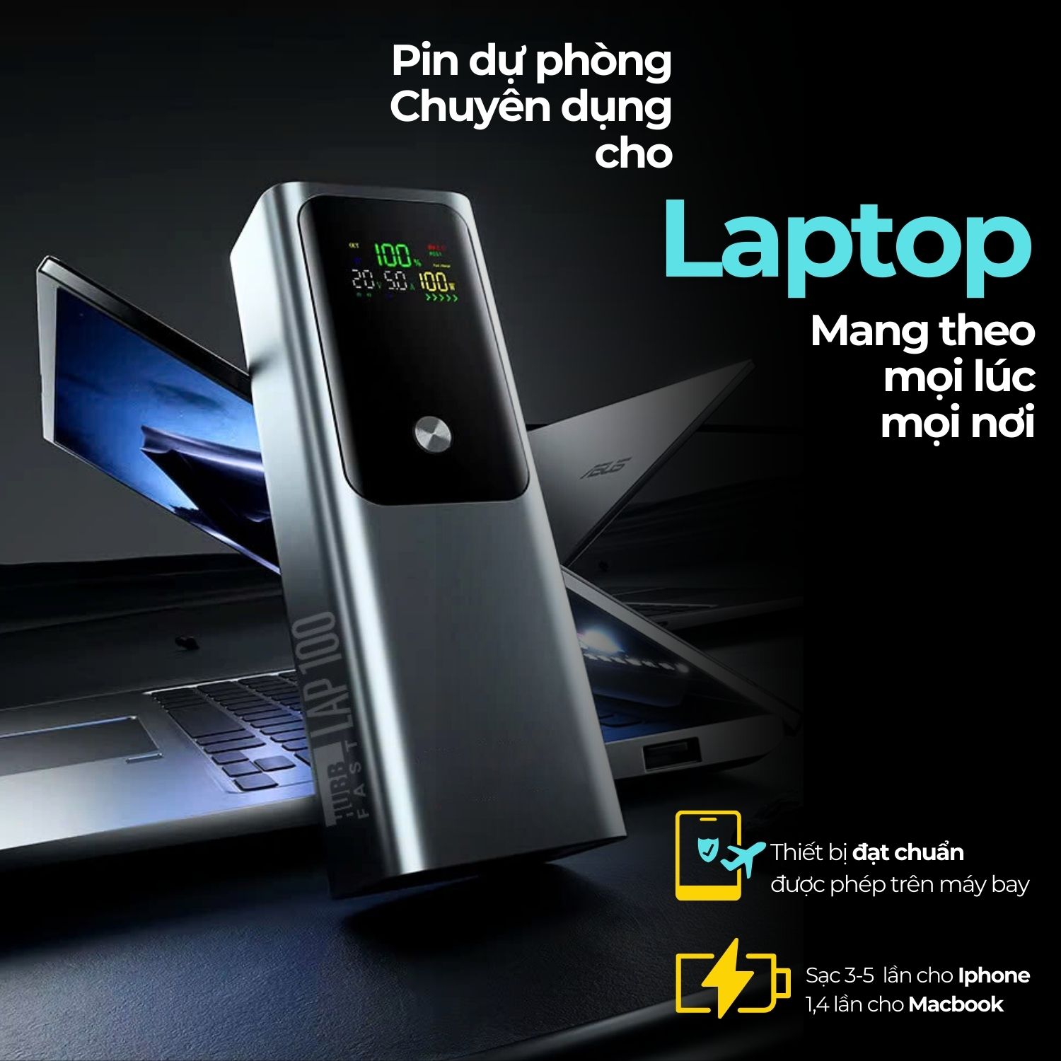 HUBBFAST LAP100 - 26800mAh 10 1 ac13b9c7 ed45 4d3b be4f 1389dd9a3ede