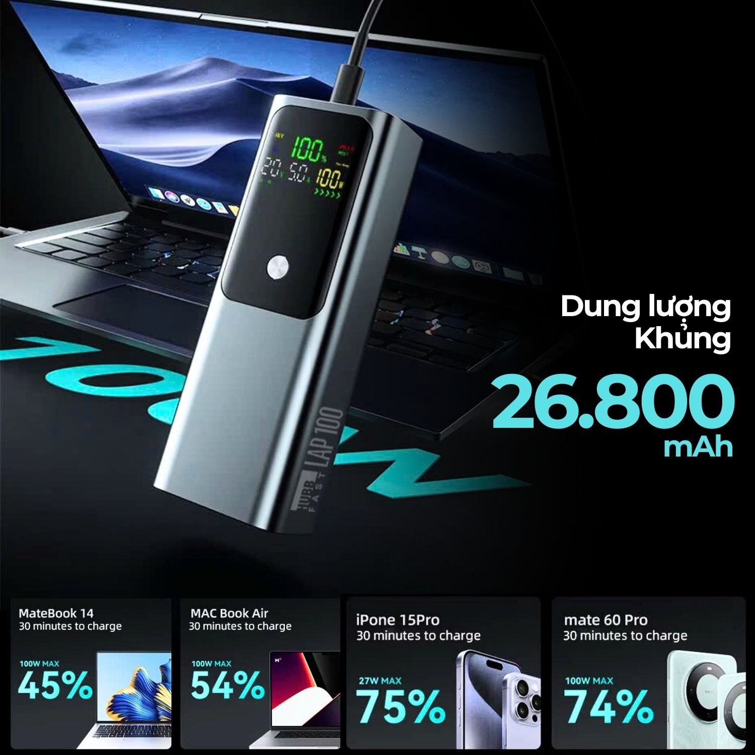 HUBBFAST LAP100 - 26800mAh 9 2 8675d434 d0c0 476f 945b 3919d4830513