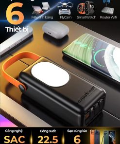 HUBBFAST PD35 - 30000mAh 12 2 truyen tai usp chinh 3c274a66 6273 46d5 9cac 8b7f91e101eb