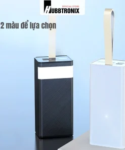 HUBBFAST PD43 - 40.000mAh 13 Pin dự phòng HubbFast PD43 40.000mAh hỗ trợ sạc nhanh 22.5W và tích hợp đèn LED SOS khẩn cấp