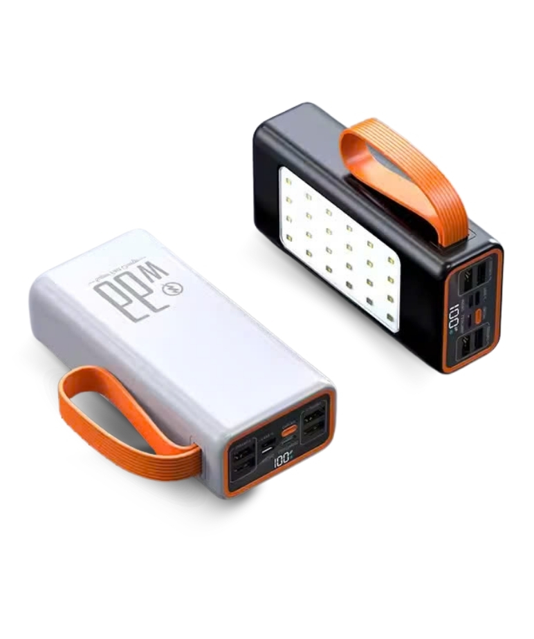 HUBBFAST PD41 - 40.000mAh 1 Sạc dự phòng HubbFast-PD41 40.000mAh công suất 66W tích hợp đèn LED chiếu sáng khẩn cấp diện rộng