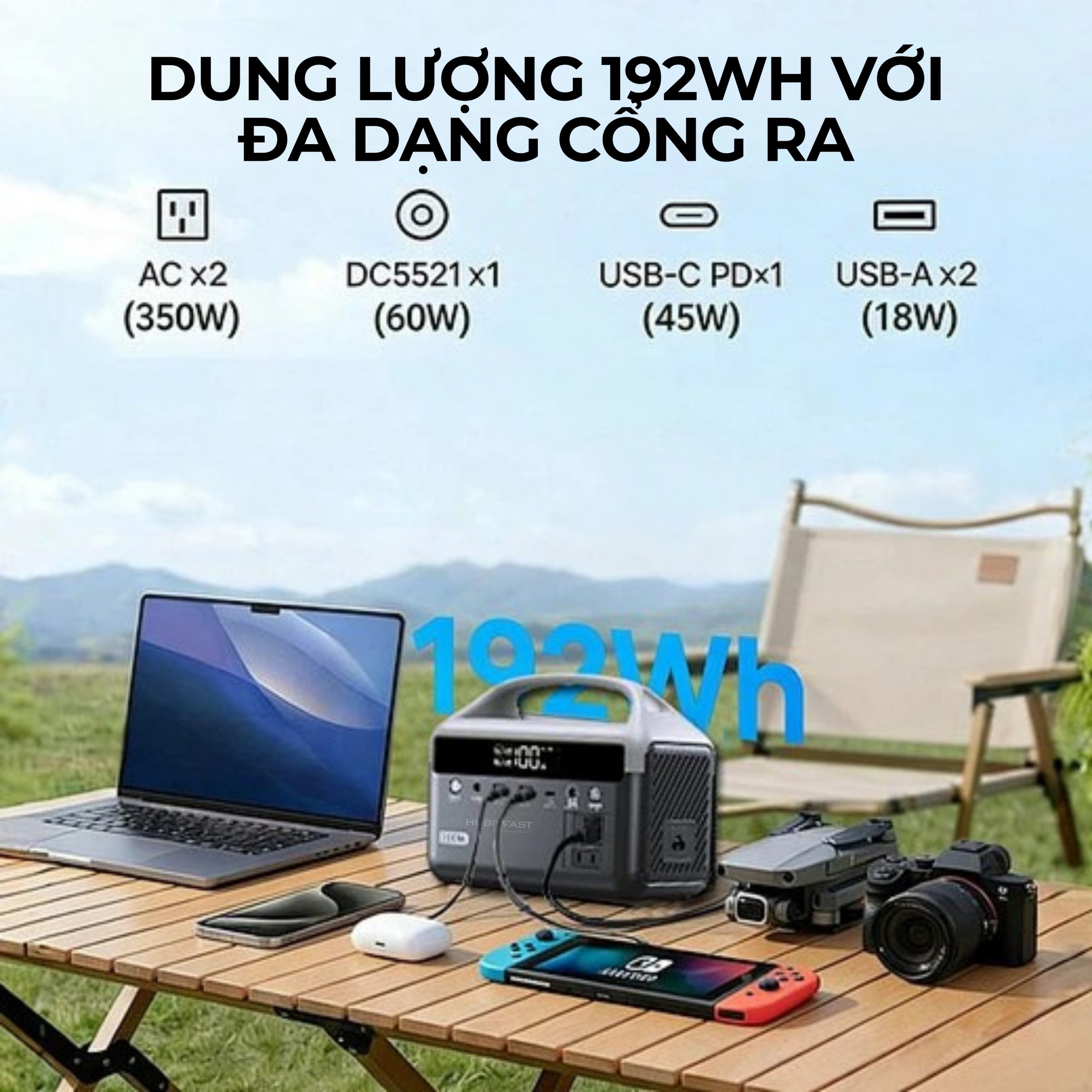 HUBBFAST 300W - 192Wh 3 HUBBFAST 300W – 192Wh - hình 3