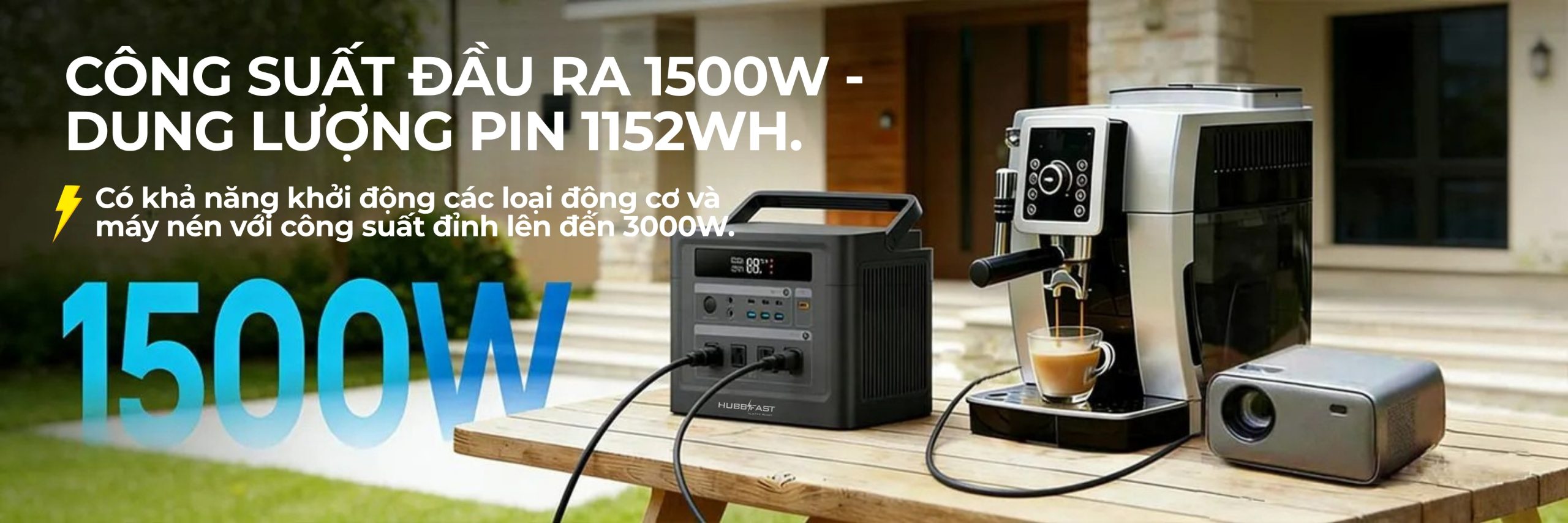 HUBBFAST 1500W - 1152Wh 14 hubbfast 1500w cong suat dau ra dung luong pin 1152wh.jpg scaled