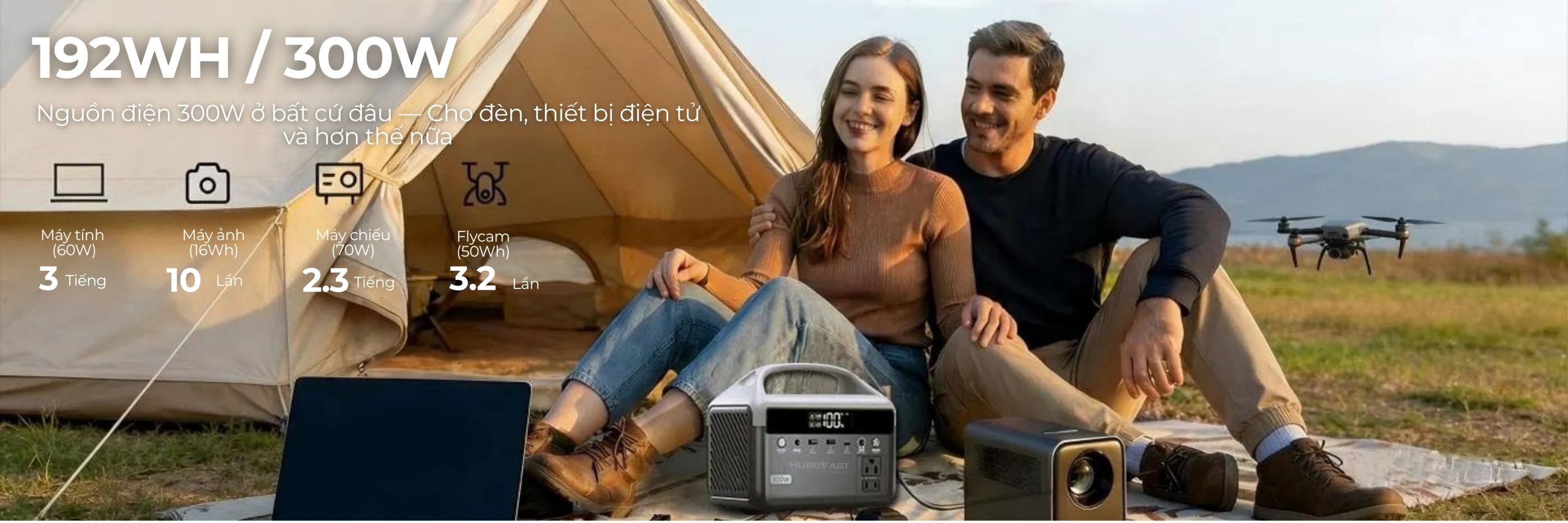 HUBBFAST 300W - 192Wh 14 hubbfast su dung cho nhieu thiet bi.jpg scaled