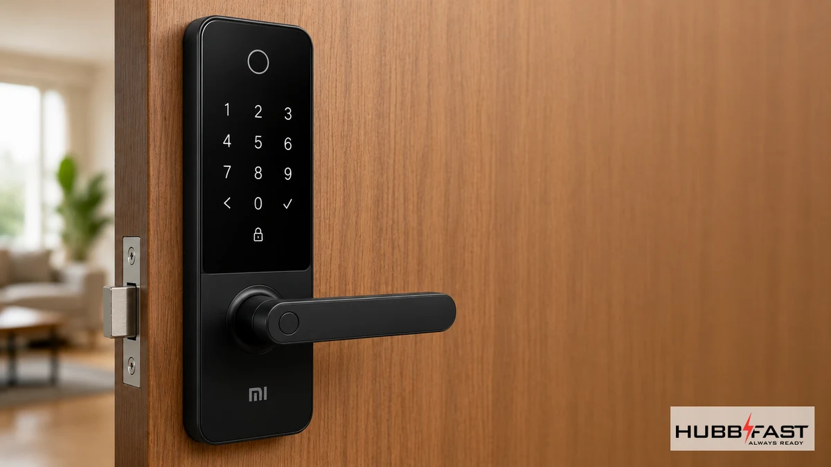 Hồ Sơ Khóa Xiaomi: Pin Nào Phù Hợp Và Cách Bảo Dưỡng Đúng 2 Khóa cửa thông minh Xiaomi lắp trên cửa | HubbFast Lock Edition – Pin kiềm Alkaline cho khóa thông minh