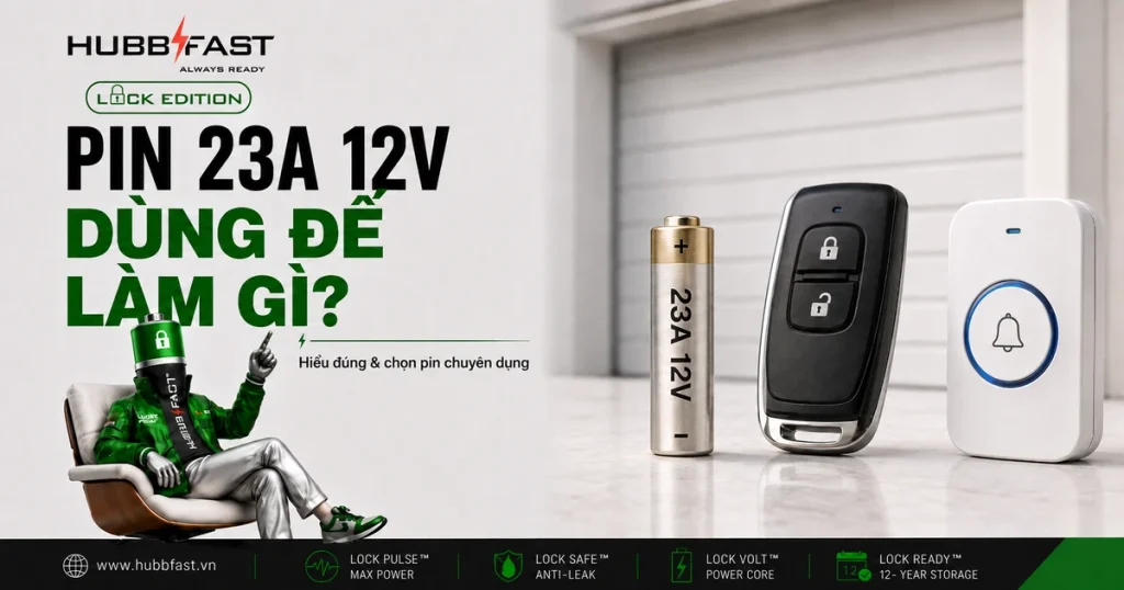 Pin 23A 12V Dùng Để Làm Gì? Hướng Dẫn Chọn Pin Chuyên Dụng 1 Pin 23A 12V dùng để làm gì - hướng dẫn chọn pin chuyên dụng | HubbFast Premium – Pin kiềm Alkaline