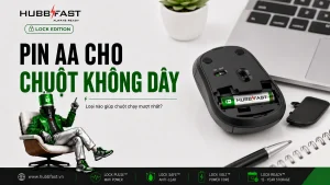 Pin AA cho chuột không dây - loại nào chạy mượt | HubbFast Premium – Pin kiềm Alkaline