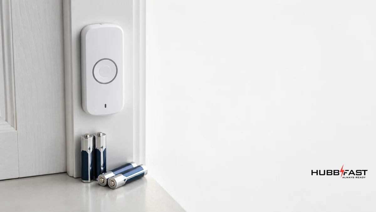 Chọn Pin Cho Điều Hòa Remote Và Chuông Cửa: Sai Lầm Phổ Biến Nhất 4 Nút chuông cửa không dây ngoài trời và pin kiềm chống rò rỉ | HubbFast Premium – Pin kiềm Alkaline