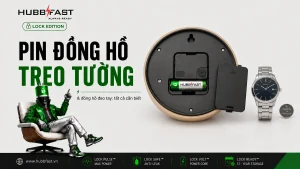 Pin đồng hồ treo tường và đeo tay - loại nào 2026 | HubbFast Premium – Pin kiềm Alkaline
