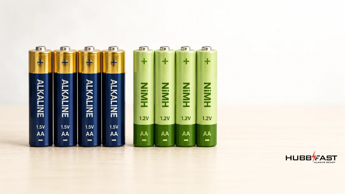Các Tình Huống Thường Gặp Với Pin Khóa Thông Minh Và Cách Xử Lý Ngay 3 So sánh pin kiềm AA 1,5V và pin sạc 1,2V dùng cho khóa thông minh | HubbFast Lock Edition – Pin kiềm Alkaline cho khóa thông minh