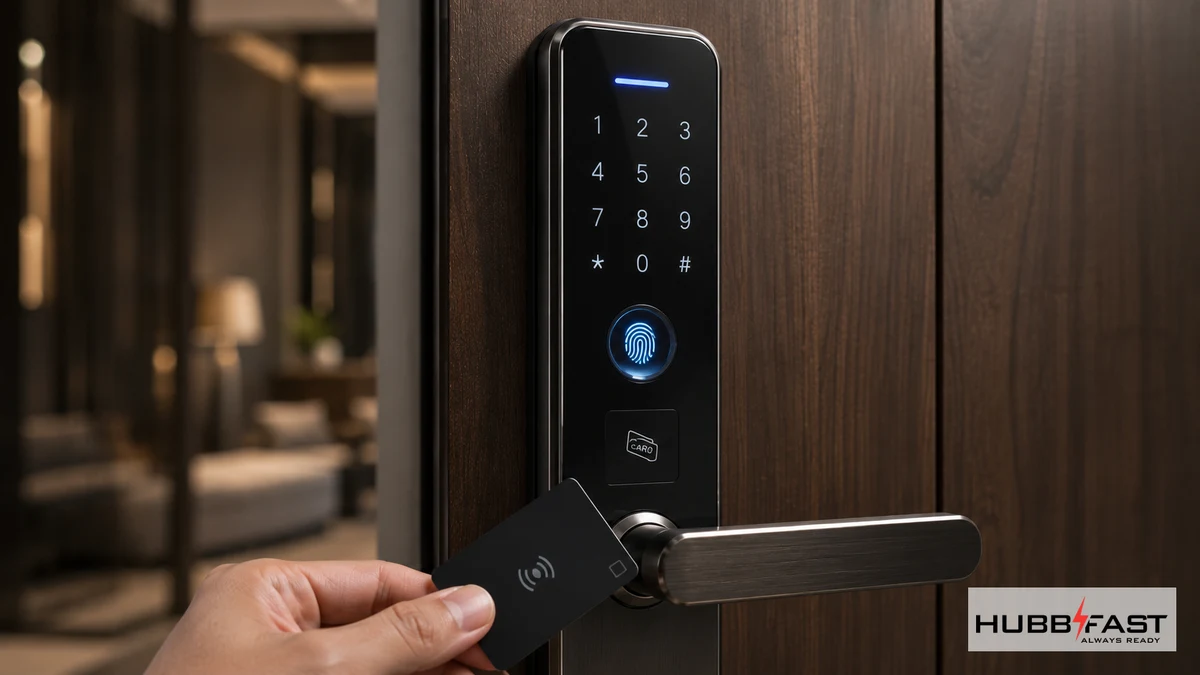 Tính năng khóa cửa thông minh - toàn cảnh thực tế | HubbFast Lock Edition – Pin kiềm Alkaline cho khóa thông minh