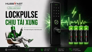 Công nghệ LOCKPULSE pin khóa thông minh HubbFast Lock Edition