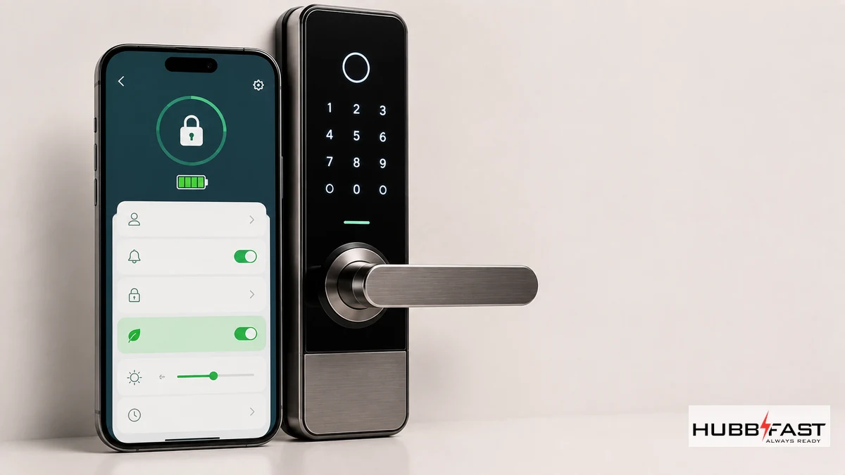 Cài đặt khóa EZVIZ trên app để tiết kiệm pin | HubbFast Lock Edition – Pin kiềm Alkaline cho khóa thông minh