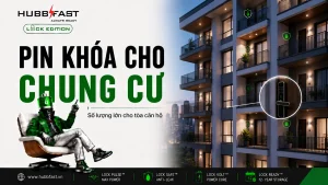 Ảnh bìa Pin khóa số lượng lớn cho chung cư thông minh | HubbFast Lock Edition – Pin kiềm Alkaline cho khóa thông minh
