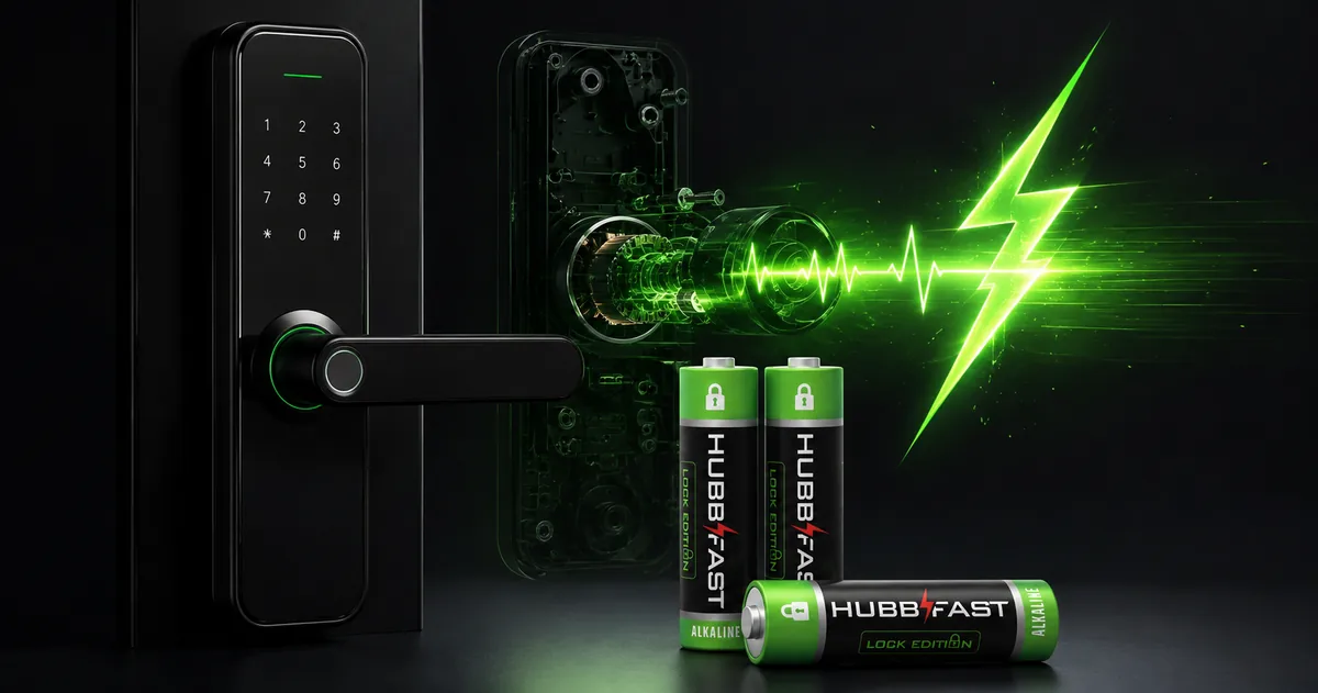 LOCKPULSE™ Là Gì? Công Nghệ Pin Chịu Tải Xung Cho Khóa Thông Minh 2 Minh họa motor khóa cửa thông minh rút dòng xung lớn khi chốt khóa hoạt động