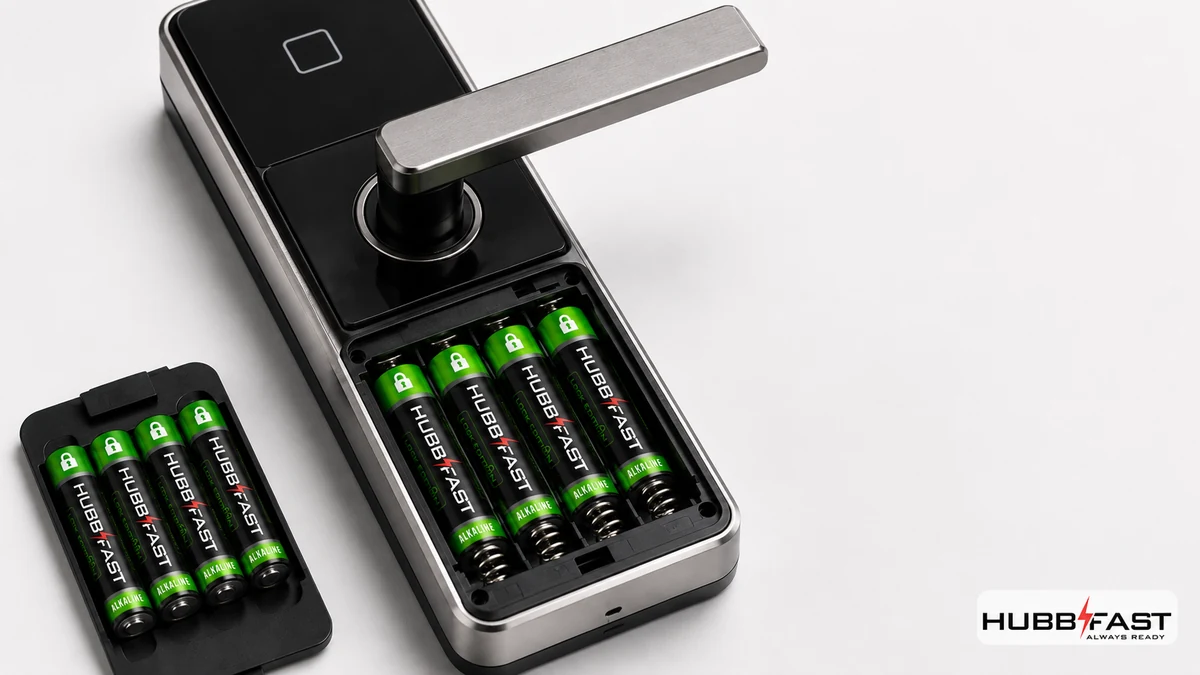 Pin chuyên dụng HubbFast Lock Edition lắp cho khóa thông minh cao cấp