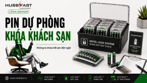 Pin du phong khoa khach san HubbFast Lock Edition khong lo het pin dot ngot