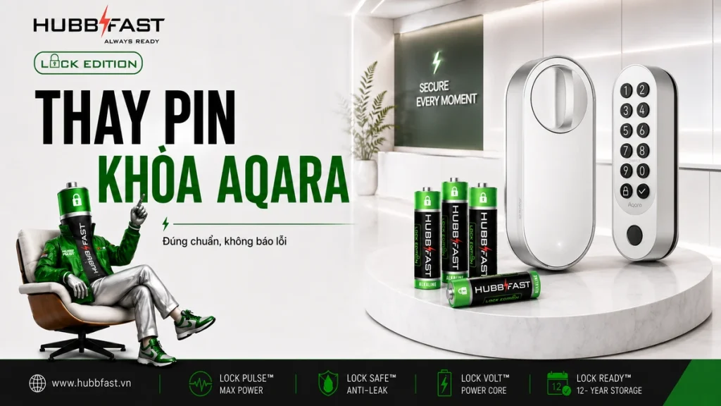 Pin cho khóa Aqara HubbFast Lock Edition