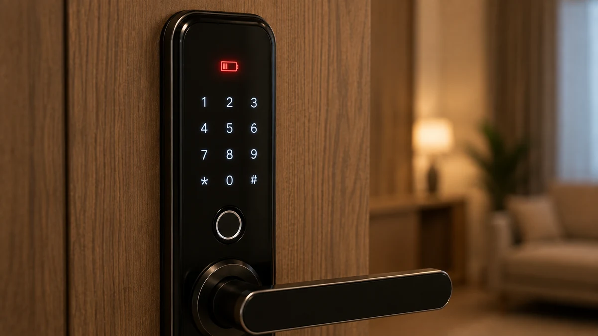 Đèn báo pin yếu trên khóa Epic báo hiệu cần thay pin