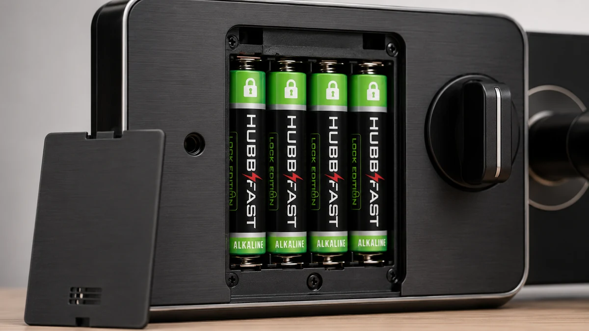 Khóa Kassler Nên Chọn Pin AA Alkaline Hay Lithium? Hướng Dẫn Chọn Đúng 2 Khoang pin khóa thông minh Kassler với bộ pin AA