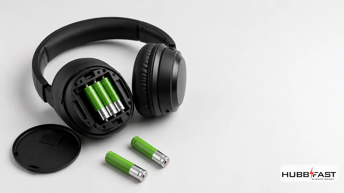 Pin AAA Cho Tai Nghe Không Dây Và Loa Bluetooth Mini: Chọn Loại Nào? 4 Pin kiềm AAA chất lượng lắp vào tai nghe không dây | HubbFast Premium – Pin kiềm Alkaline
