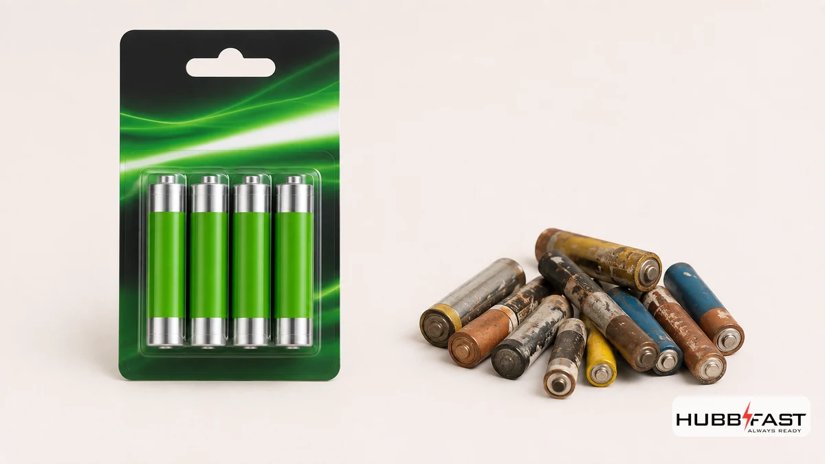 So sánh pin chính hãng nguyên vỉ và pin rời trôi nổi không rõ nguồn gốc | HubbFast Lock Edition – Pin kiềm Alkaline cho khóa thông minh