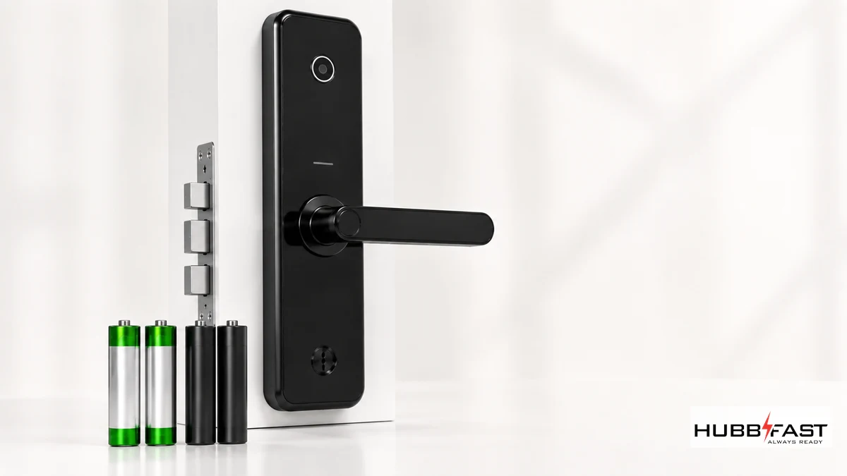So sánh pin kiềm AA và pin Lithium cho khóa HomeKit | HubbFast Lock Edition – Pin kiềm Alkaline cho khóa thông minh