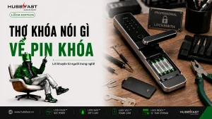 Tho khoa noi gi ve pin khoa thong minh HubbFast Lock Edition loi khuyen nguoi trong nghe