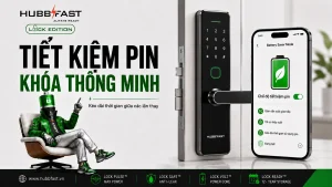 Ảnh bìa Tiết kiệm pin cho khóa cửa thông minh | HubbFast Lock Edition – Pin kiềm Alkaline cho khóa thông minh