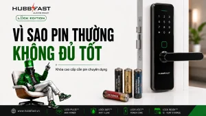 Ảnh bìa Vì sao pin thường không đủ tốt cho khóa | HubbFast Lock Edition – Pin kiềm Alkaline cho khóa thông minh