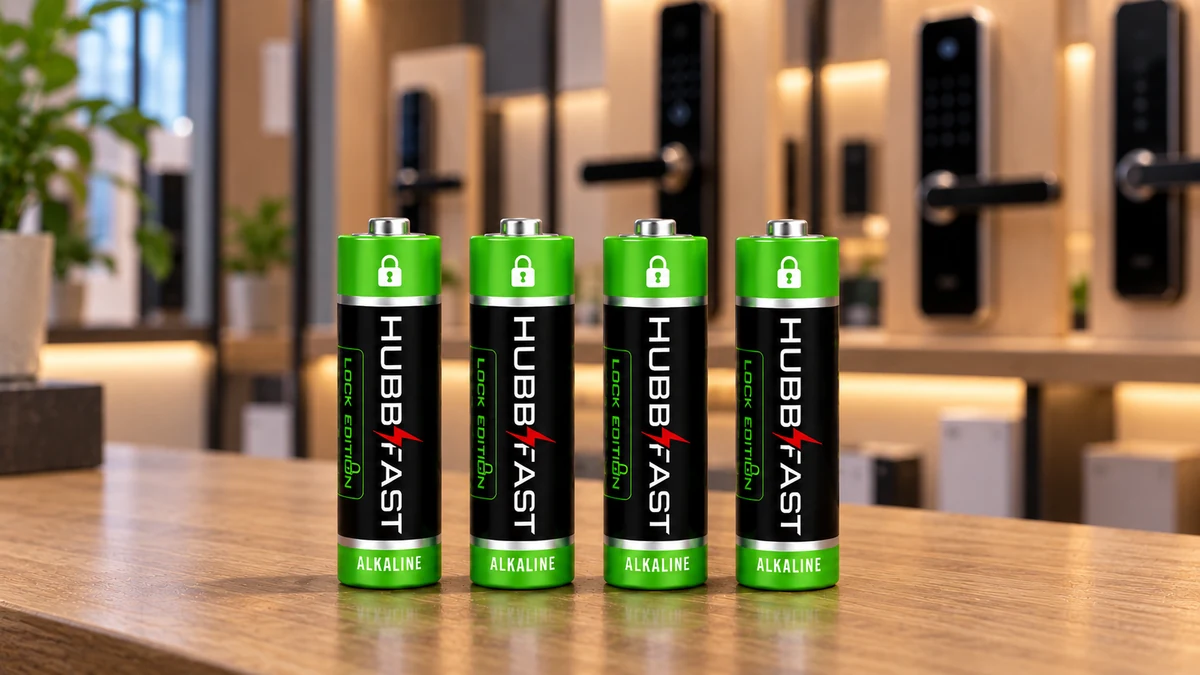 Chọn nơi mua pin AA HubbFast Lock Edition còn hạn dài, nguồn gốc rõ ràng cho khóa cửa