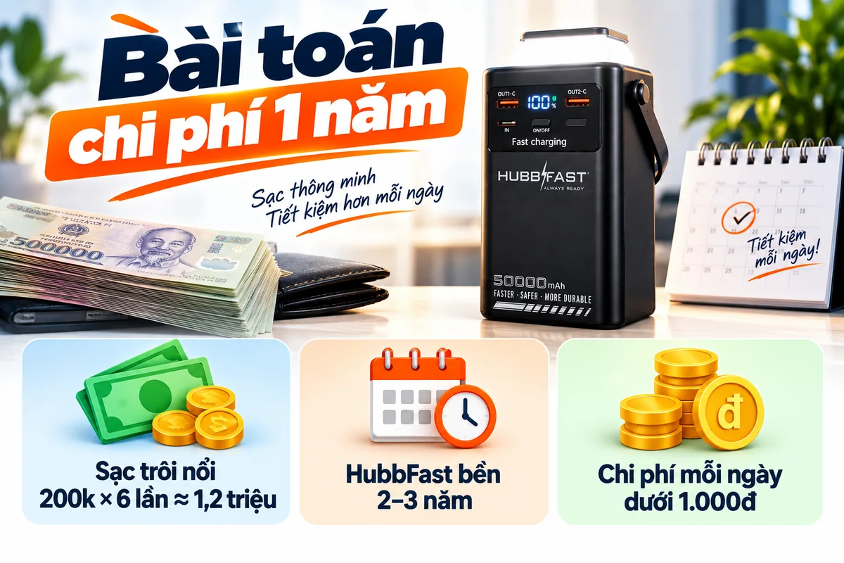 Bài toán chi phí 1 năm – HubbFast