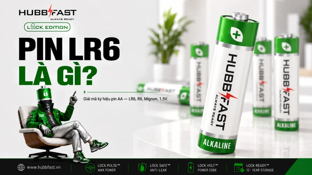 Pin LR6 Là Gì? Giải Mã Ký Hiệu Pin AA (LR6, R6, Mignon, 1.5V) 1 Pin LR6 là gì — HubbFast