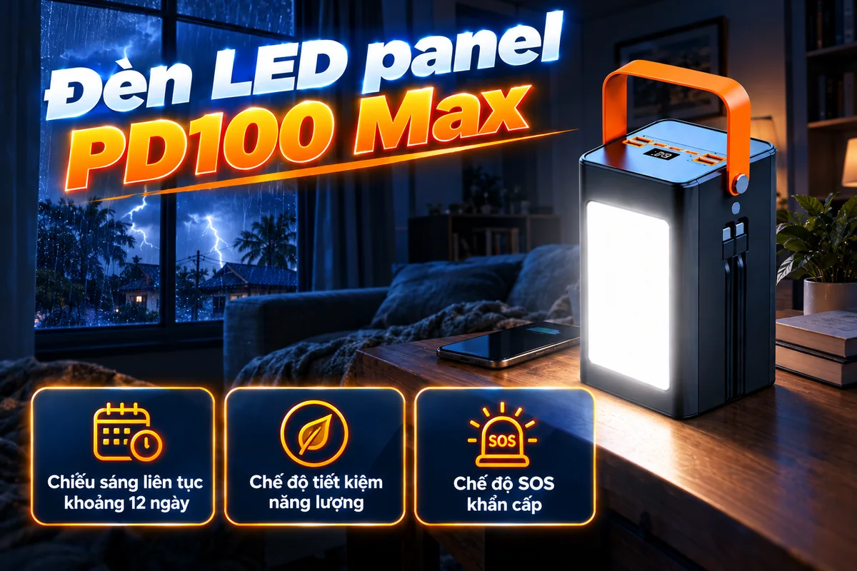 Đèn LED panel PD100 Max – HubbFast