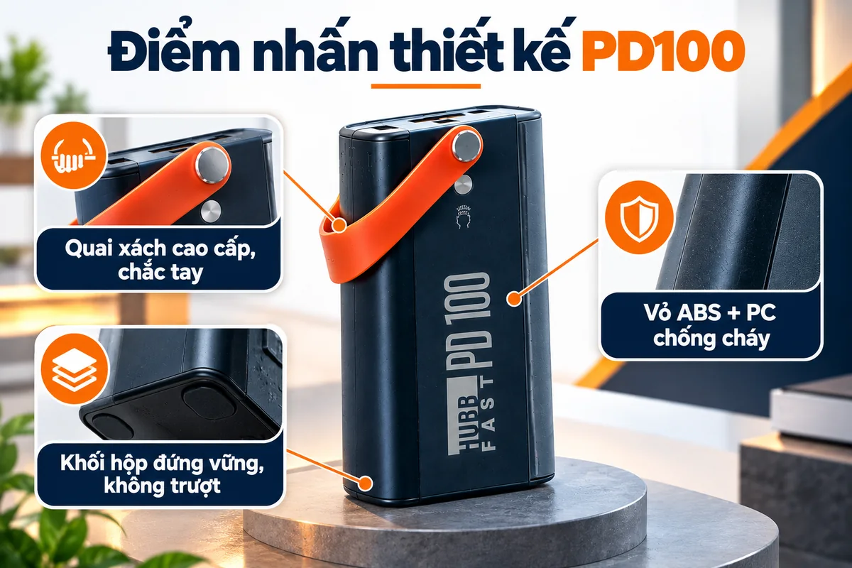 Điểm nhấn thiết kế PD100 – HubbFast