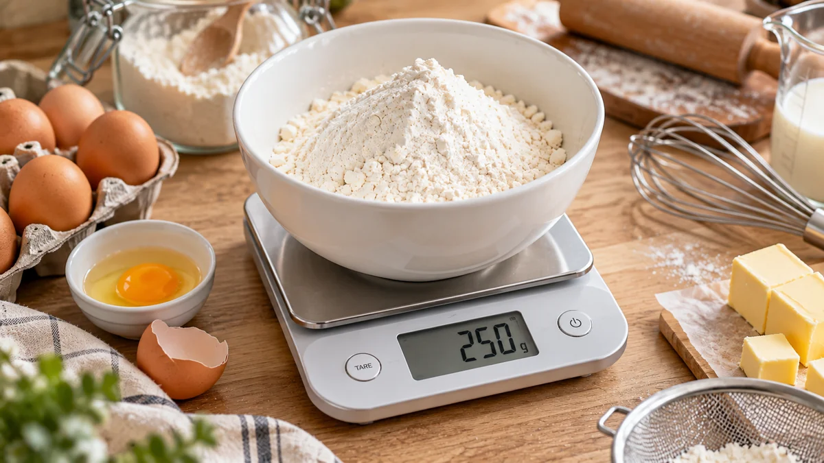 Cân điện tử nhà bếp cân bột làm bánh chính xác