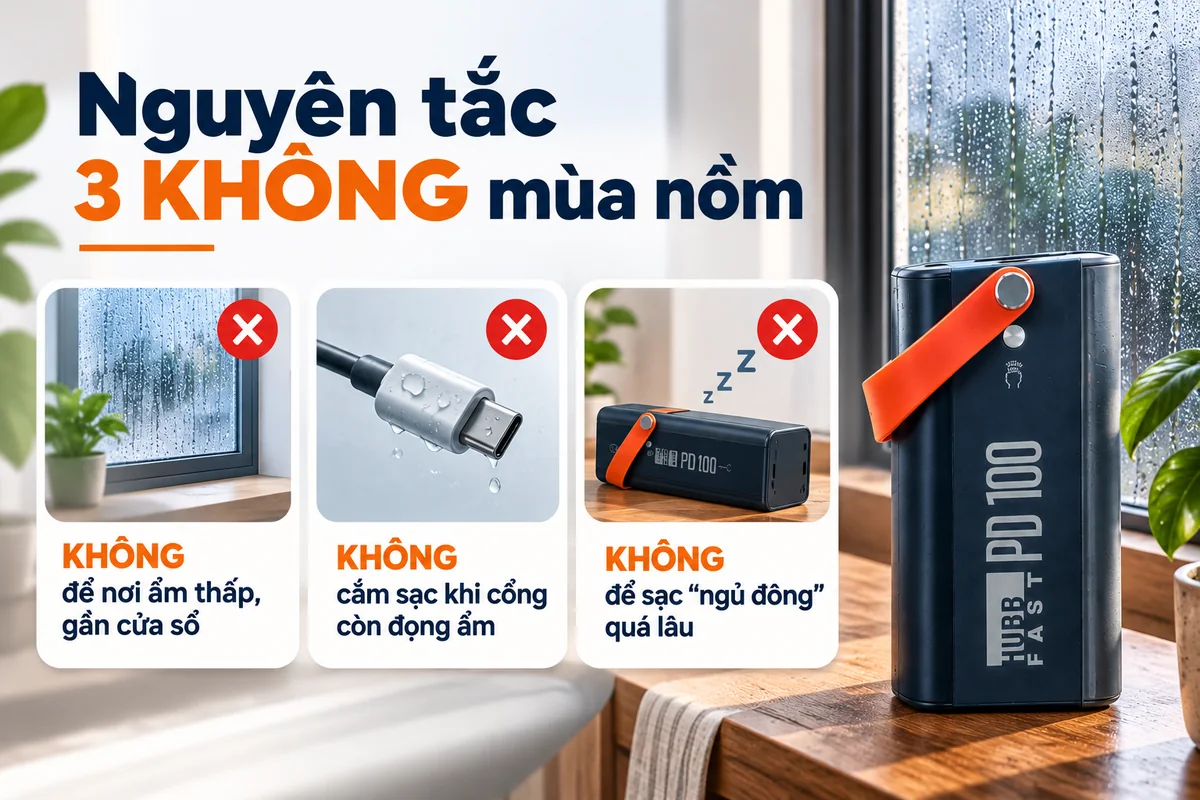 Nguyên tắc 3 KHÔNG mùa nồm – HubbFast