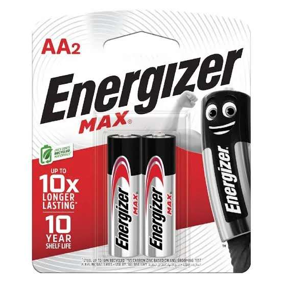 Pin AA Energizer Max alkaline 1.5V