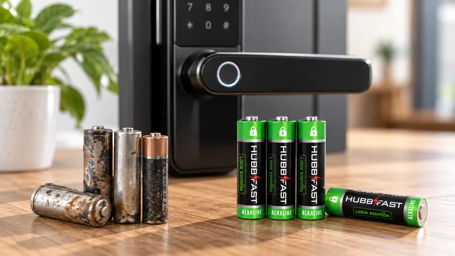 So sánh pin thường và pin AA HubbFast Lock Edition cho khóa thông minh